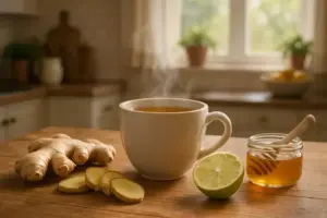 chá de gengibre com limão para grávidas