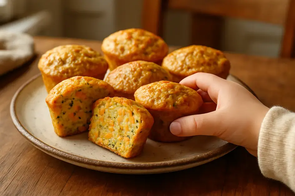 muffin salgado com legumes escondidos